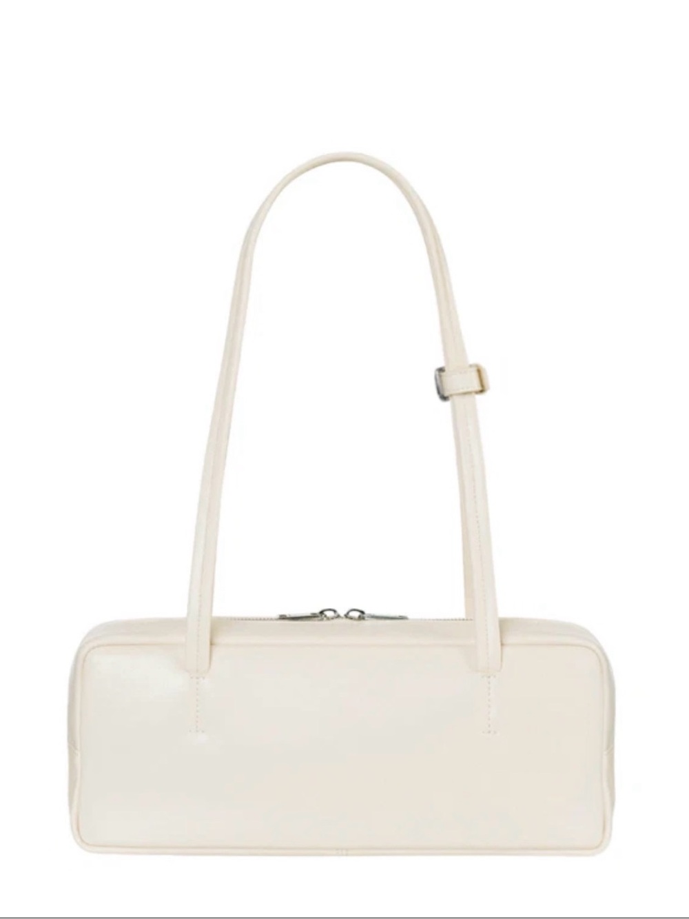 Stand Oil Women's Red Wine Baguette Bag Shoulder Bag Ivory